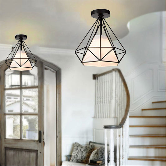 Geometric Triangular Ceiling Lamp - Living Room Lamps