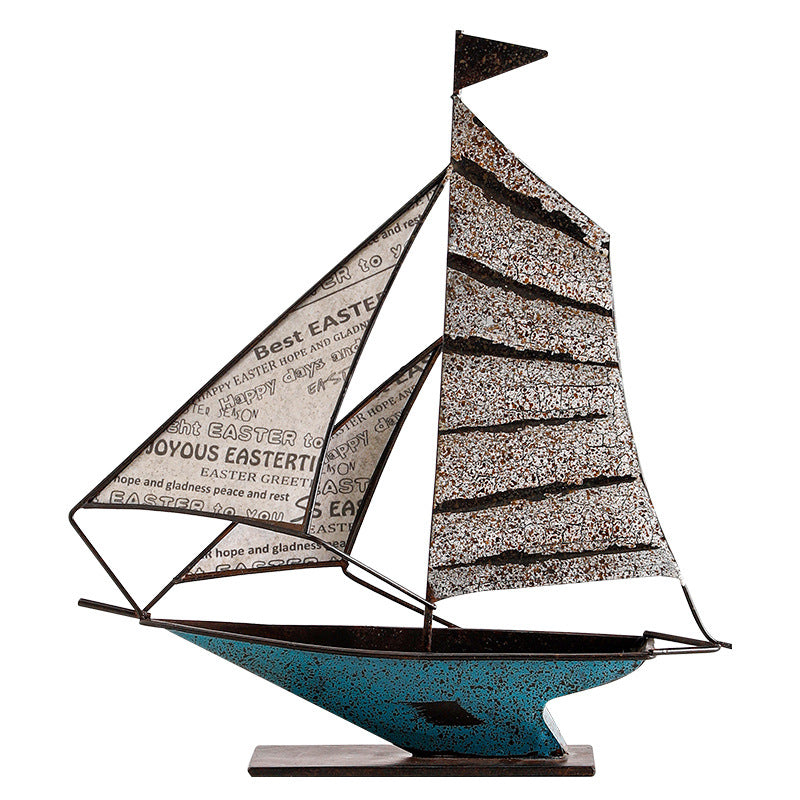 Modern Sailboat Decoration - Office Home Decor