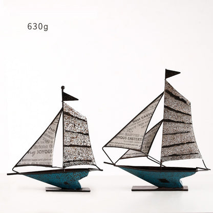 Modern Sailboat Decoration - Office Home Decor