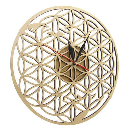 Flower Of Life Geometric Wall Clock