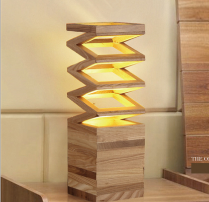 Jenga Wood Lamp - Table Lamps