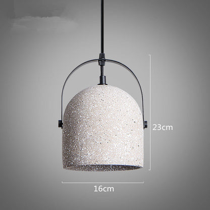 Industrial Cement Loft Hanging Lamp - Ceramic Lamps - Living Room Lamps