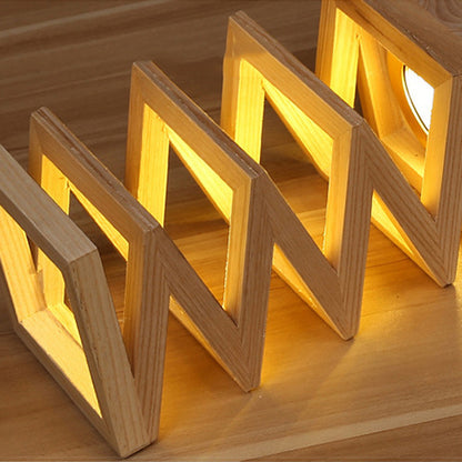 Jenga Wood Lamp - Table Lamps