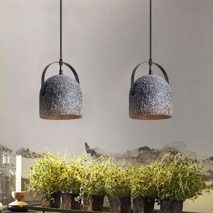 Industrial Cement Loft Hanging Lamp - Ceramic Lamps - Living Room Lamps