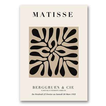 Matisse Canvas - Modern Wall Art for Living Room