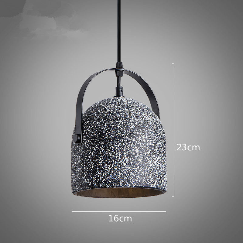 Industrial Cement Loft Hanging Lamp - Ceramic Lamps - Living Room Lamps