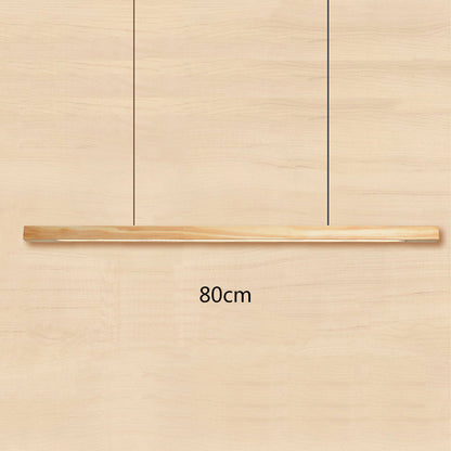 Modern Wood Long Ceiling Lamp