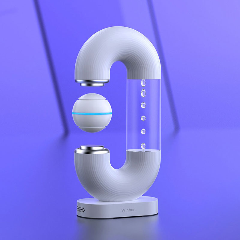 Suspended Magnetic Air Purifier and Humidifier