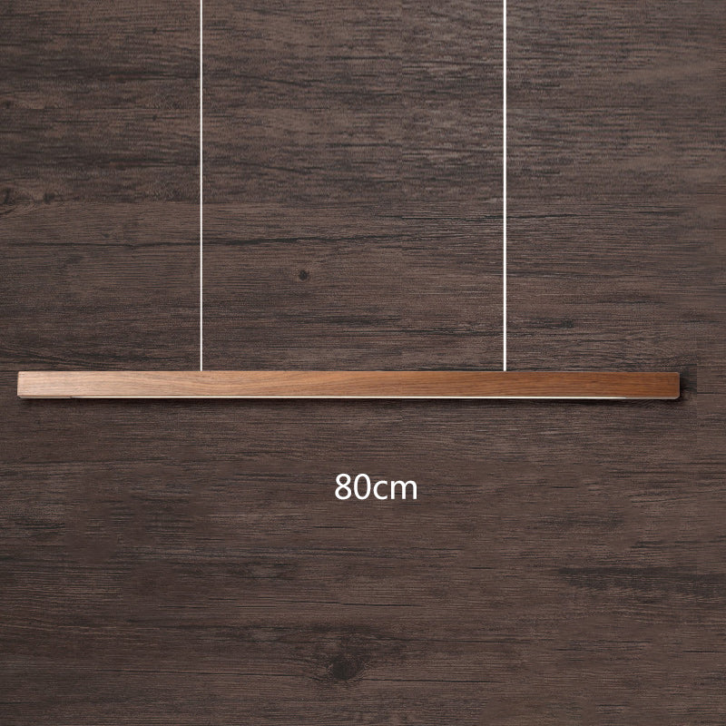 Modern Wood Long Ceiling Lamp