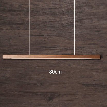 Modern Wood Long Ceiling Lamp