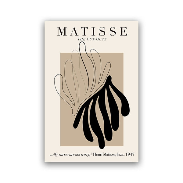 Matisse Canvas - Modern Wall Art for Living Room