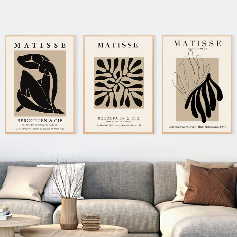 Matisse Canvas - Modern Wall Art for Living Room