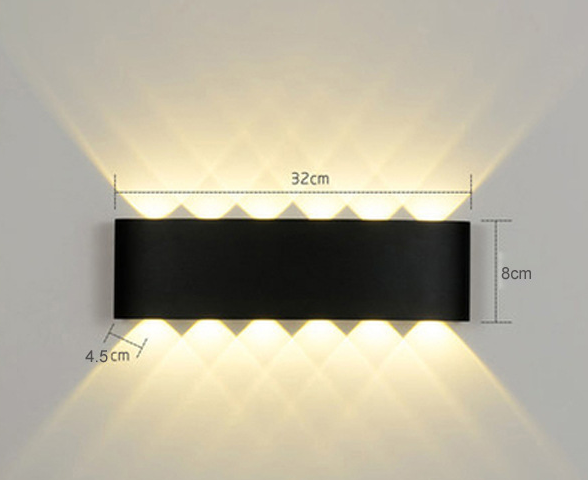 Modern Bedside Bidirectional LED Lamp