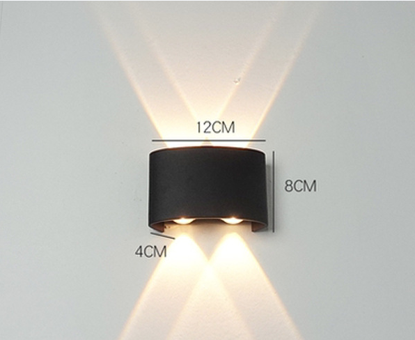 Modern Bedside Bidirectional LED Lamp