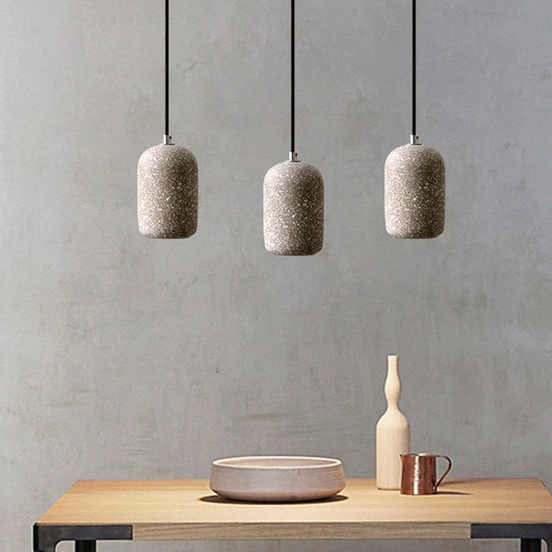 Industrial Stone Hanging Lamp - Ceramic Lamps - Living Room Lamps