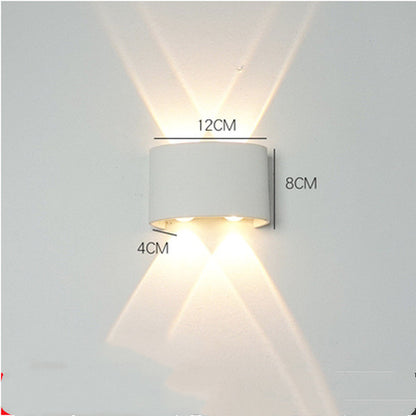 Modern Bedside Bidirectional LED Lamp