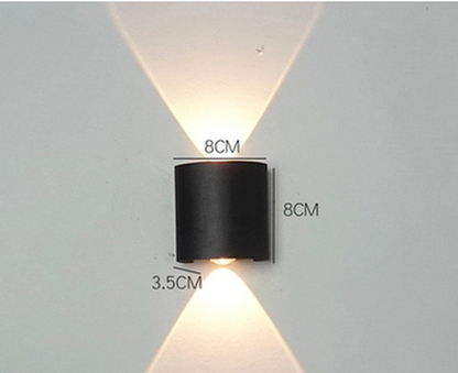 Modern Bedside Bidirectional LED Lamp