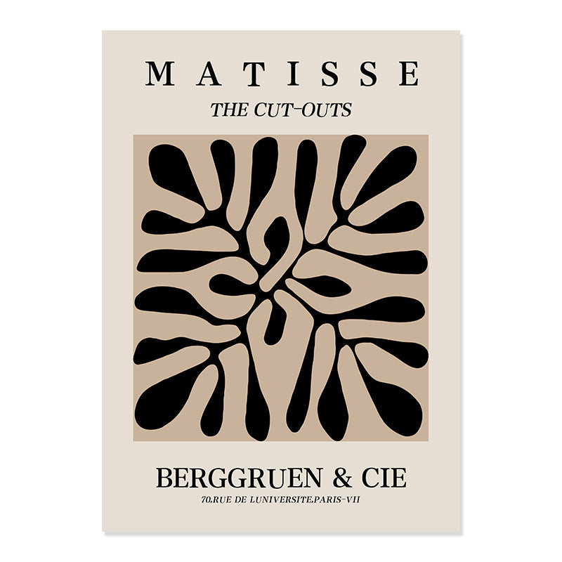 Abstract Matisse Canvas - Modern Wall Art for Living Room