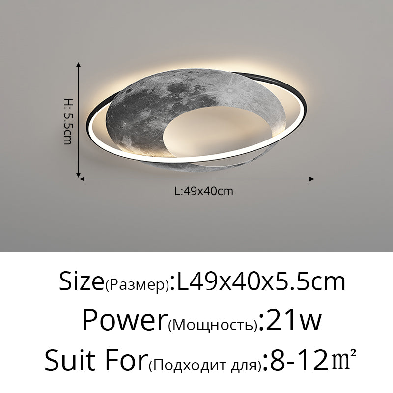 Planet Moon Ceiling Lamp