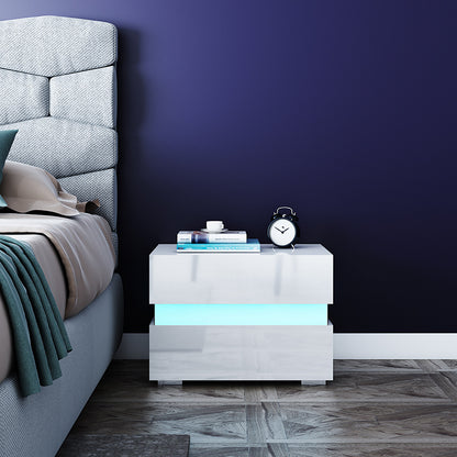 LED Bedside Table - Small Side Table