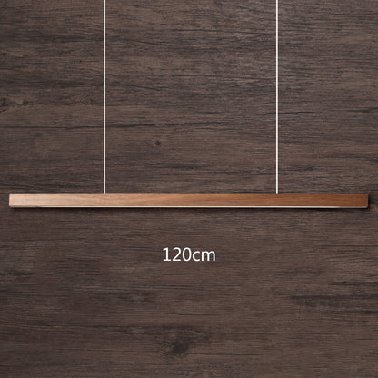 Modern Wood Long Ceiling Lamp