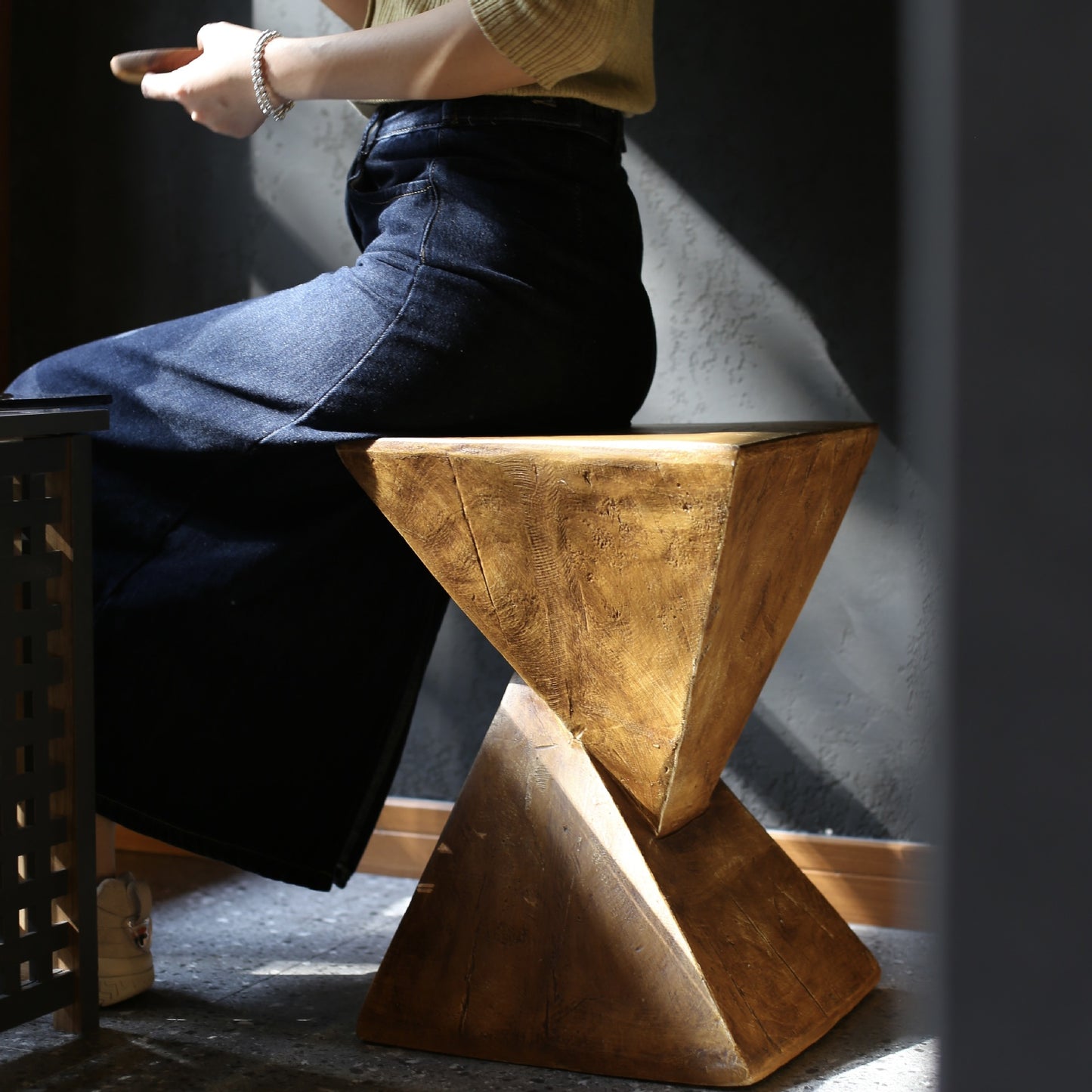 Geometric Avant Table - Wood Coffee Table