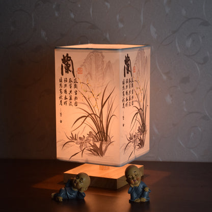 Asian Warm Lamp - Table Lamps - Nightstand Lamps