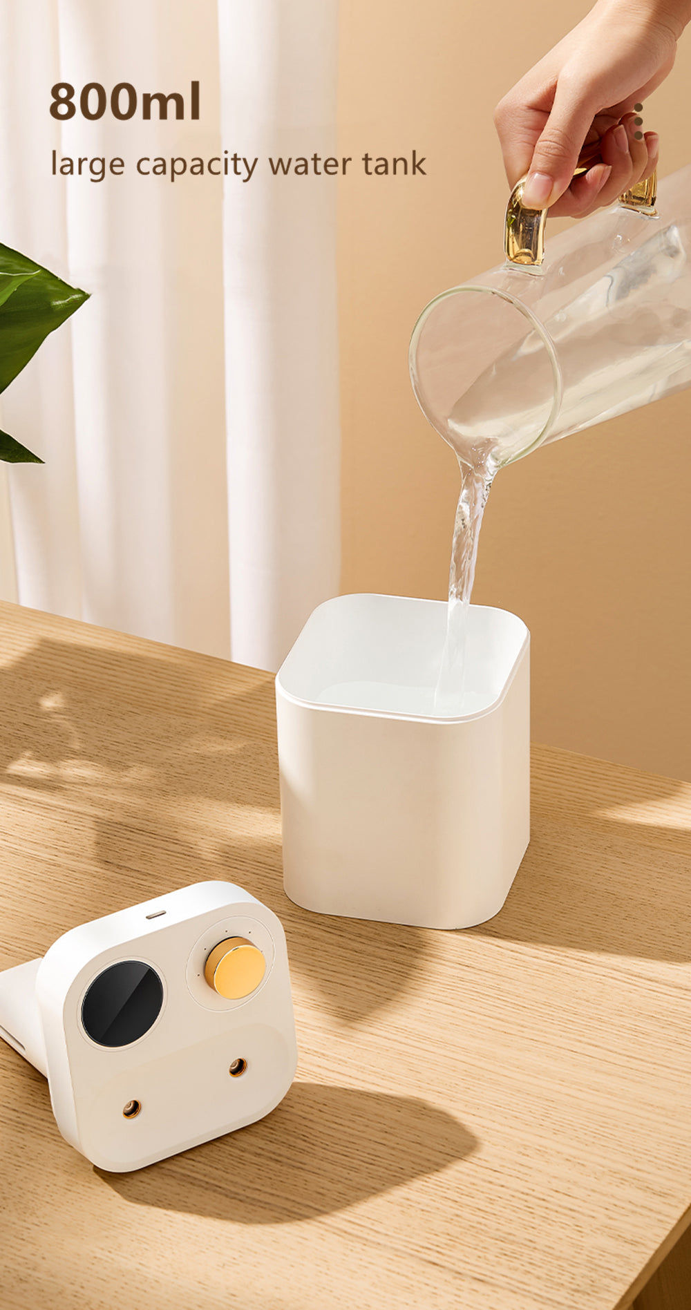 Ultrasonic Wireless - Air Purifier and Humidifier - Essential Oil Diffuser