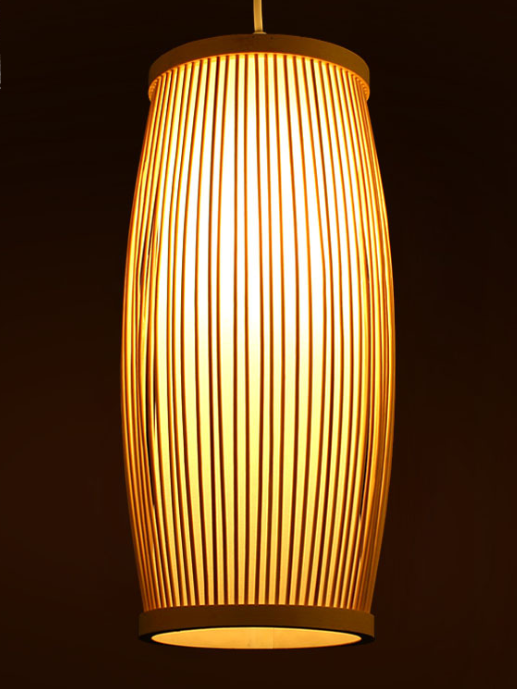 Asian Bamboo Pendant Lamp - Bedroom Lamps - Living Room Lamps