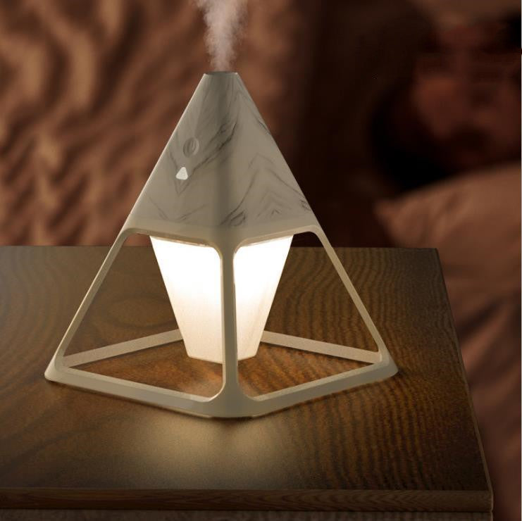 Pyramid Air Purifier and Humidifer Lamp