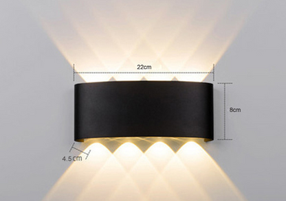 Modern Bedside Bidirectional LED Lamp