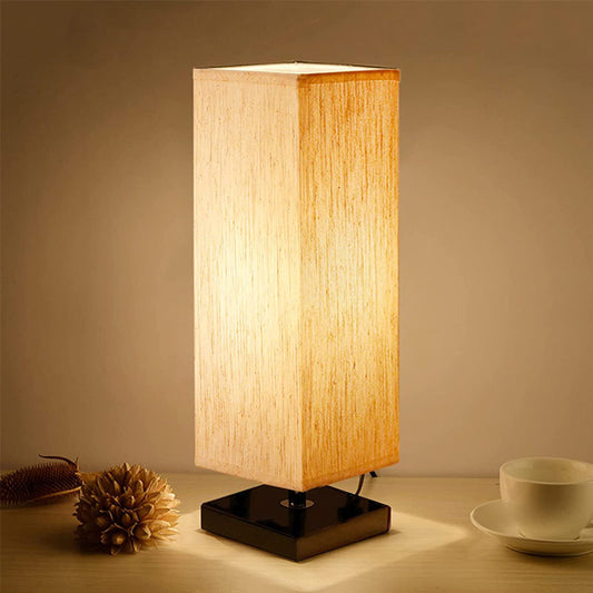 Cloth Cover Table Lamp - Nightstand Lamps