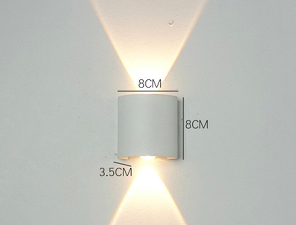 Modern Bedside Bidirectional LED Lamp