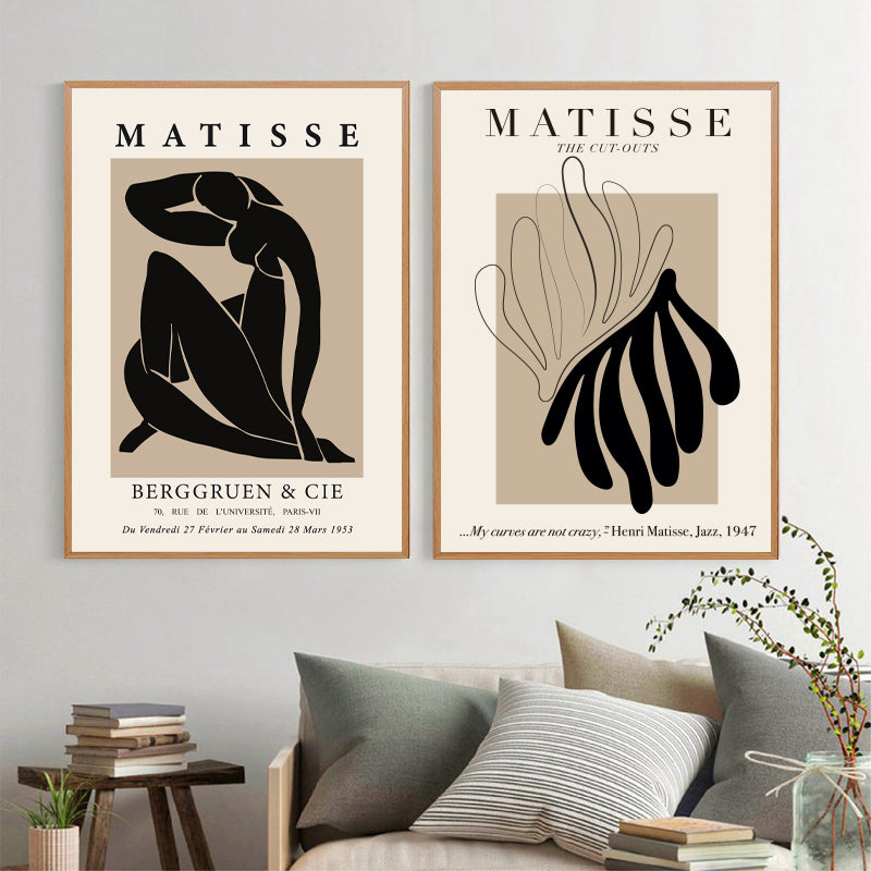 Matisse Canvas - Modern Wall Art for Living Room