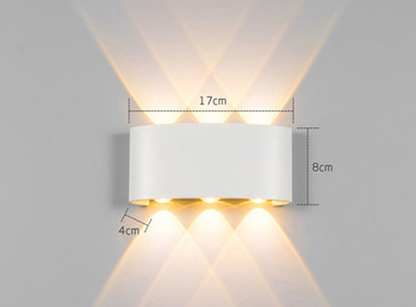 Modern Bedside Bidirectional LED Lamp