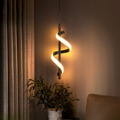 Spiral Hanging Lamp & Wall Lamp