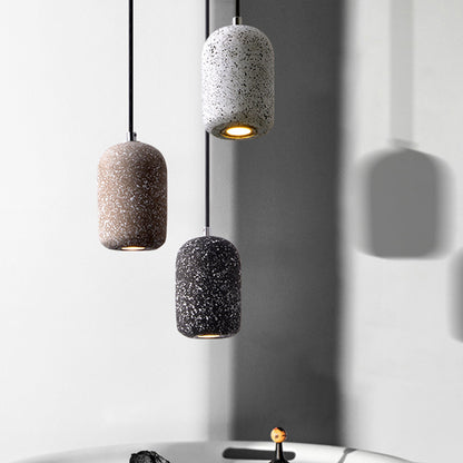 Industrial Stone Hanging Lamp - Ceramic Lamps - Living Room Lamps