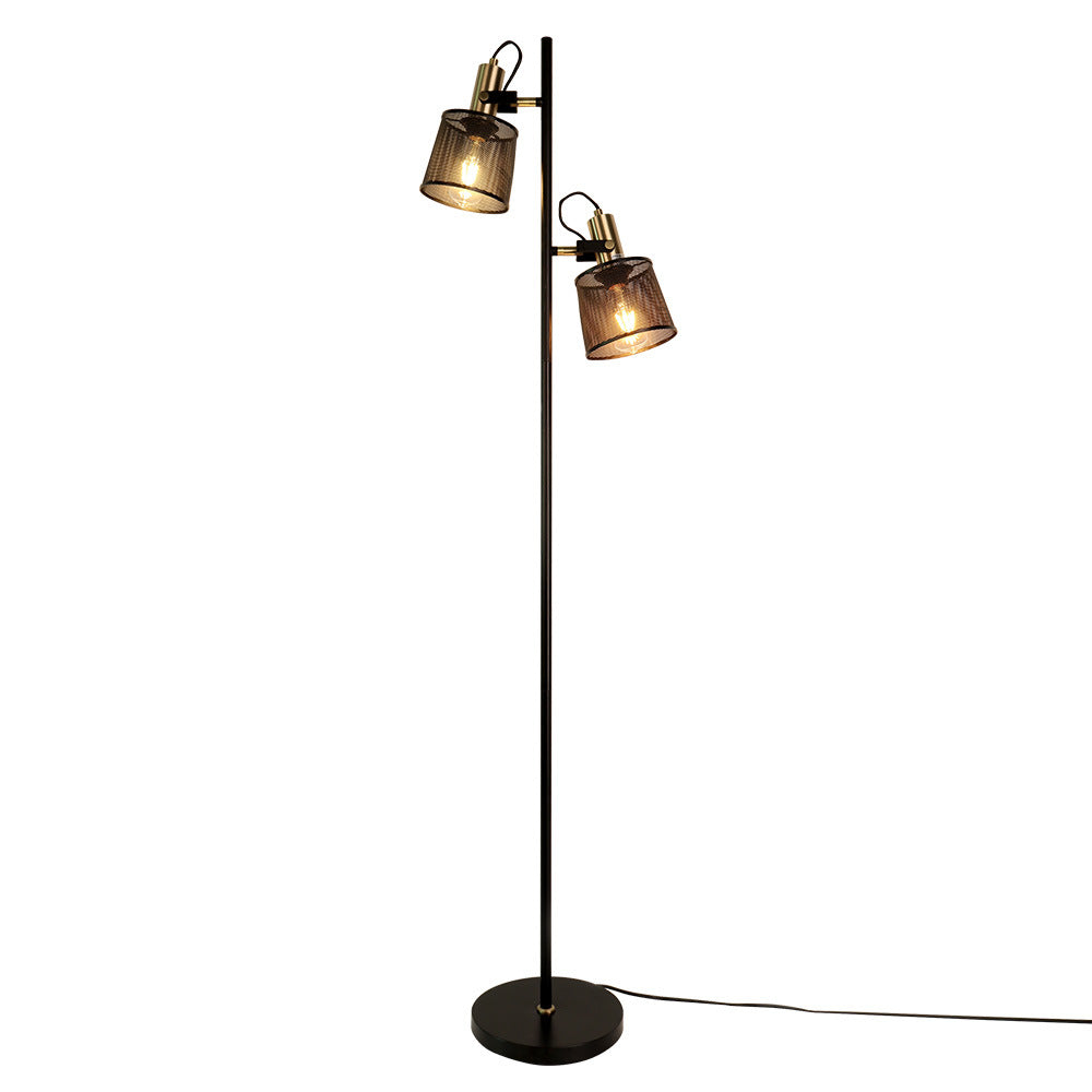 Industrial Double Floor Lamp - Living Room Lamps