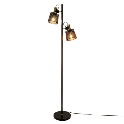 Industrial Double Floor Lamp - Living Room Lamps