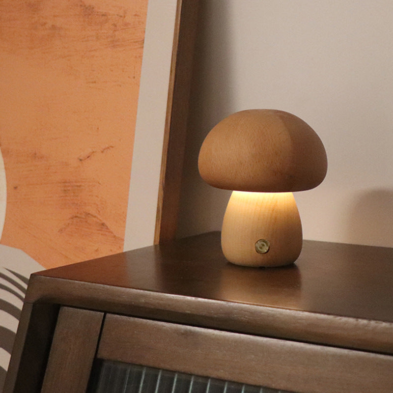 Mushroom Lamp - Battery Operated Table Lamp (Creative Lamps for Bedroom)