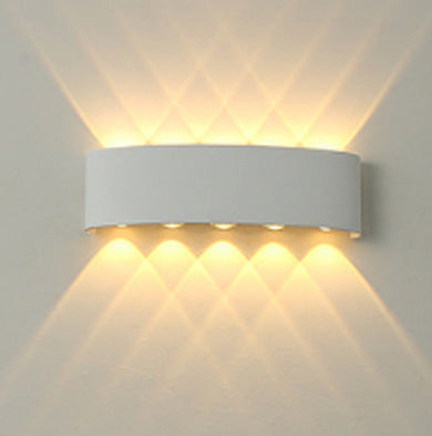 Modern Bedside Bidirectional LED Lamp