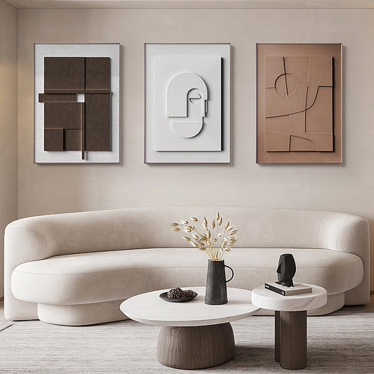 Geometric Canvas - Modern Wall Art for Living Room