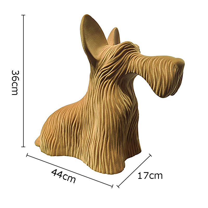 Modern Creative Dog Resin Sculpture - Unique Home Decor